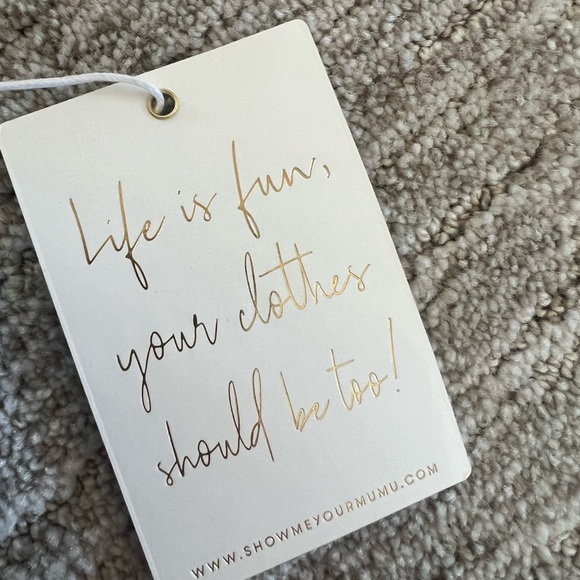 Show Me Your Mumu - Amara Dress in Zebra Chain. New with Tags, size medium. - Picture 10 of 12